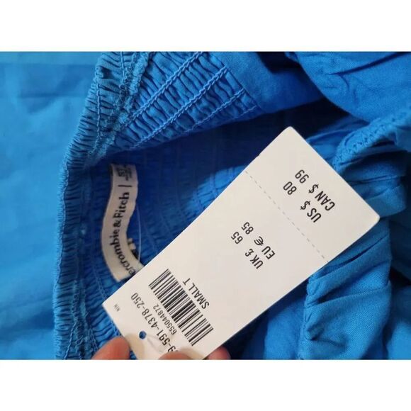 Abercrombie and fitch Blue Poof Dress S NWT - Picture 6 of 7